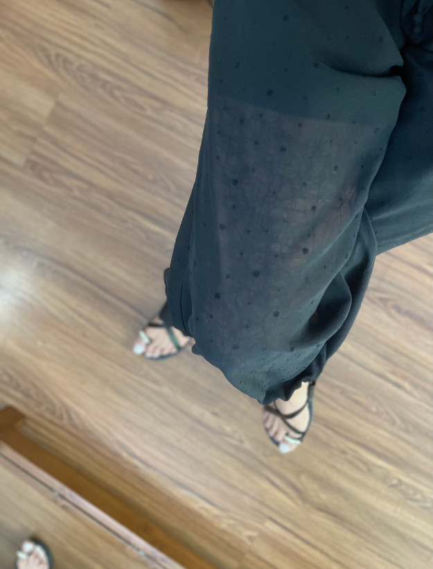 شلوار زنانه مدل سمبادی کرپ حریر
